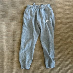 Nike Grey Sweatpants, size small, with pockets